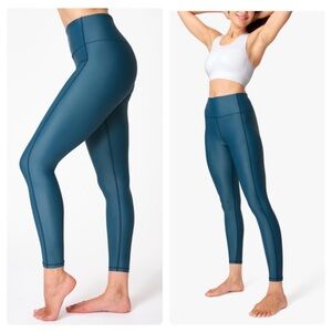 Sweaty Betty High Shine High Rise Legging In Teal